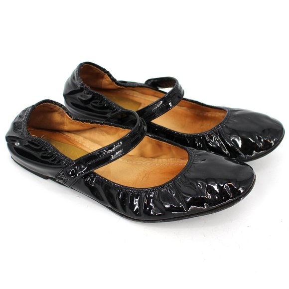 Lanvin Shoes - LANVIN Paris Gregory's Patent Leather Ballet Flat Shoes Black size 38 US 8 w Box